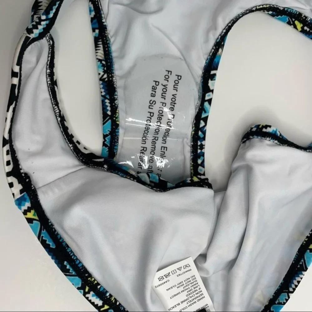 Laundry Patterned Hipster Bikini Bottom Size S - Picture 9 of 9